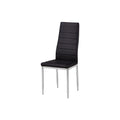 Set of 2 Black Modern Chairs C755