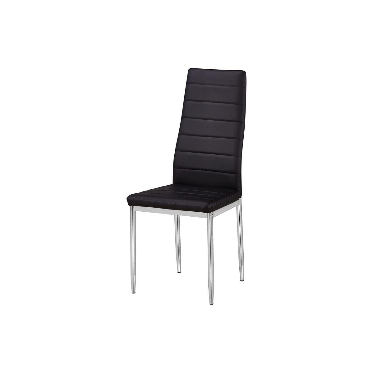 Set of 2 Black Modern Chairs C755