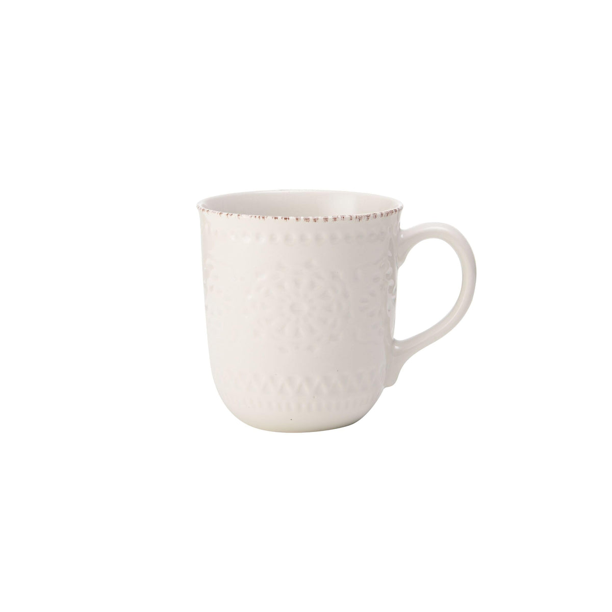 Cream 16-Piece Stoneware Dinnerware Set W728