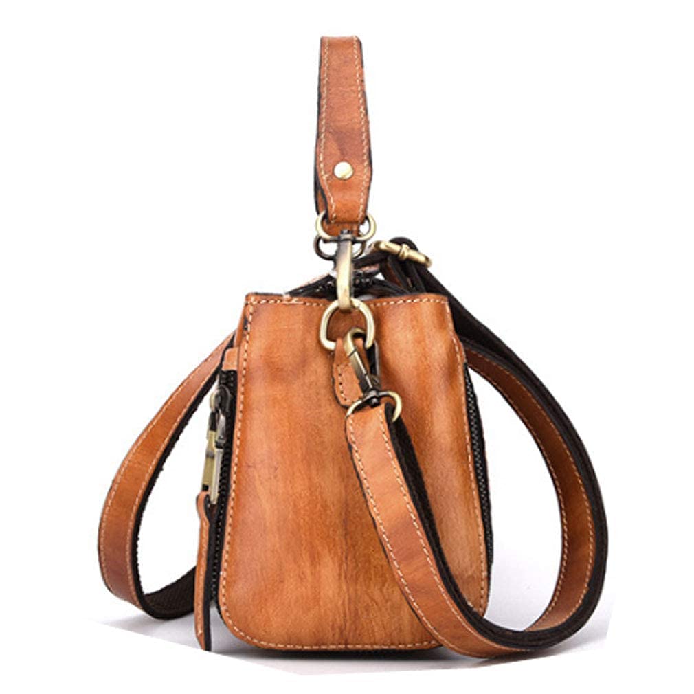 Small Leather Shoulder Bag Crossbody Pack A7559