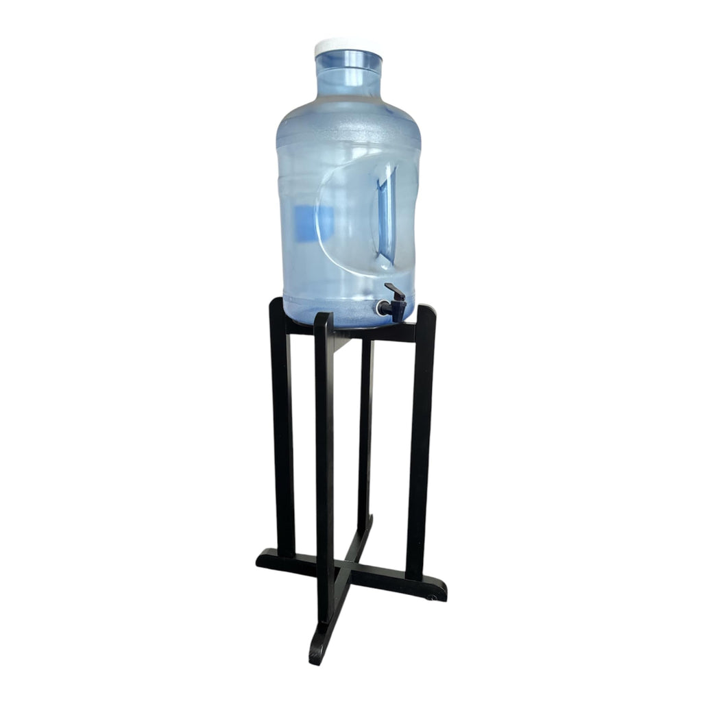 27" Black Wood Floor Stand for Water Dispenser L593