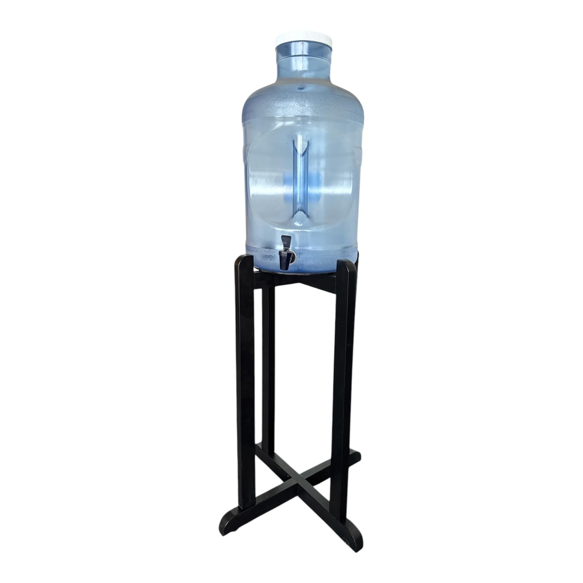 27" Black Wood Floor Stand for Water Dispenser L593