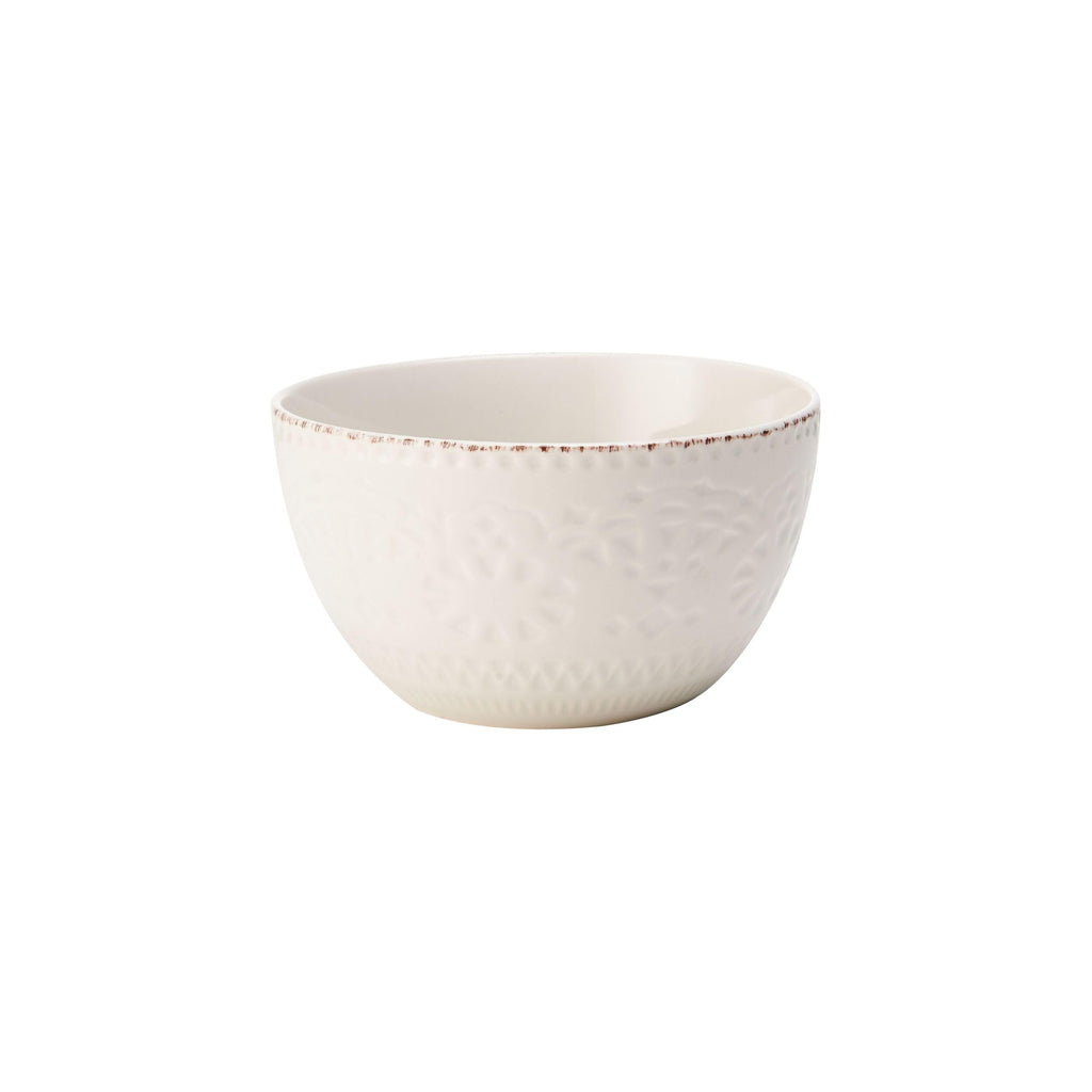 Cream 16-Piece Stoneware Dinnerware Set W728