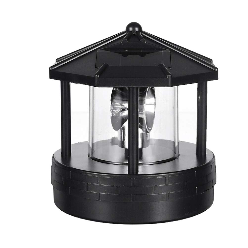 Solar Powered Rotating Lighthouse Decorative Light N66076