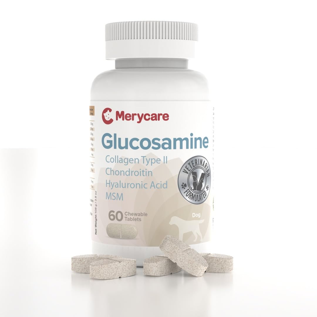 Chewable Glucosamine Tablets with Collagen Chondroitin MSM 60 Count K1179