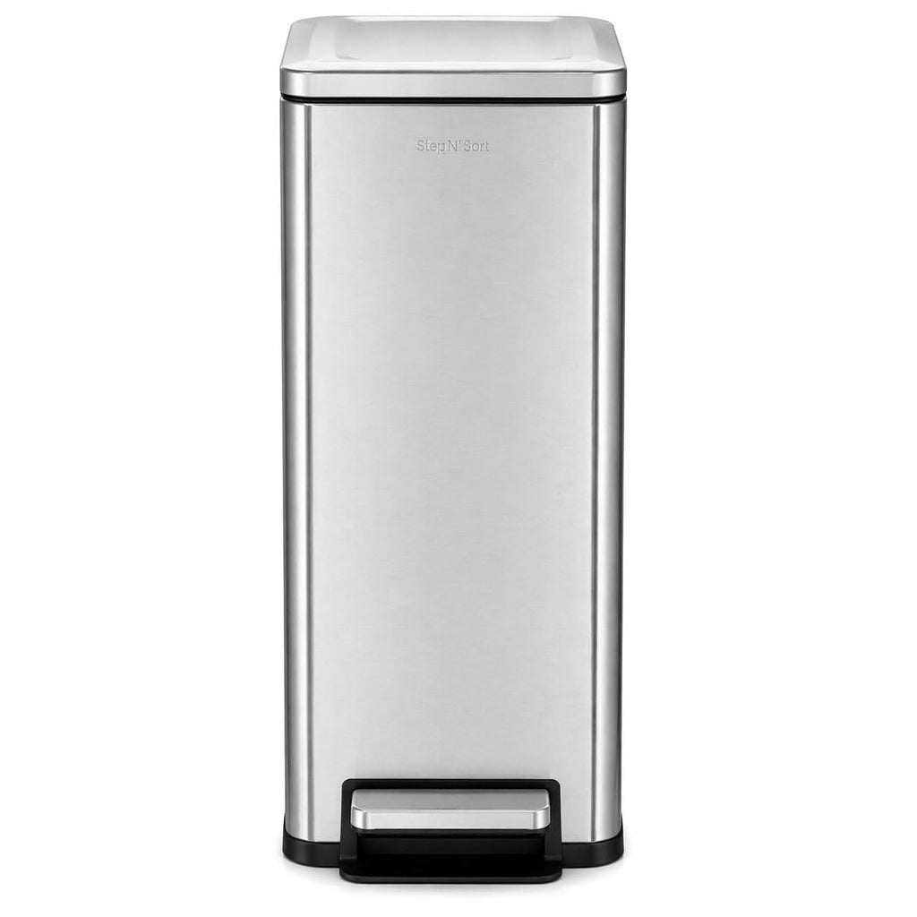 43L Dual Recycling Bin Stainless Steel U72271