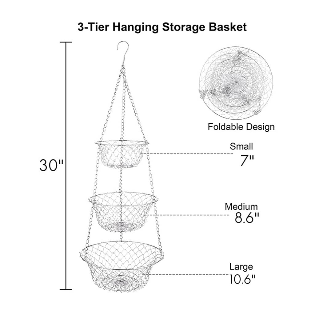 3 Tier Hanging Fruit Basket Q6727