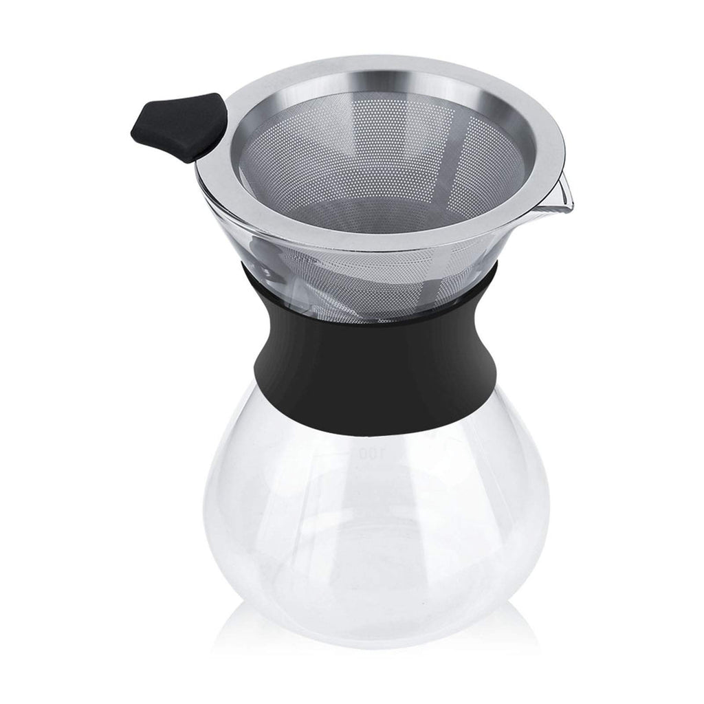 Pour Over Coffee Maker, Paperless Glass Dripper 400ML F92846