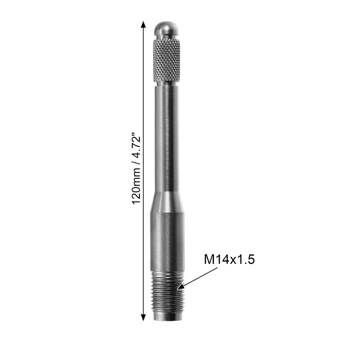 M14x1.5 Wheel Alignment Pin Mounting Tool Silver Tone C298915