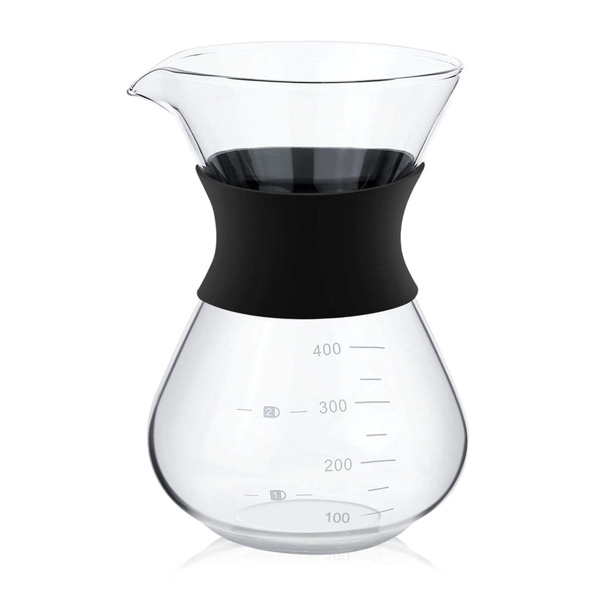 Pour Over Coffee Maker, Paperless Glass Dripper 400ML F92846