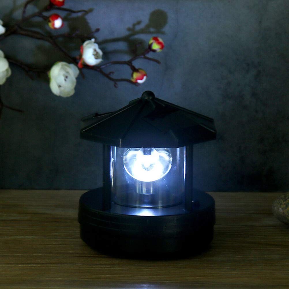 Solar Powered Rotating Lighthouse Decorative Light N66076