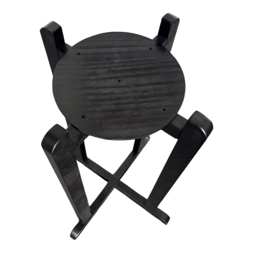 27" Black Wood Floor Stand for Water Dispenser L593