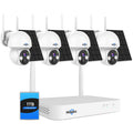 Solar Security Camera 4 Cam-Kit 4MP Wireless H172