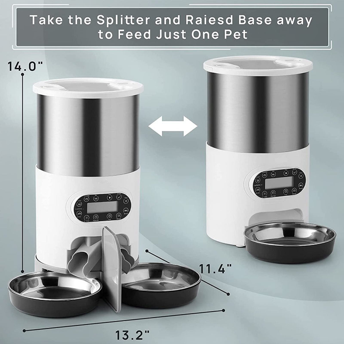 Automatic Cat Feeder 3L/4.5L Programmable L8544