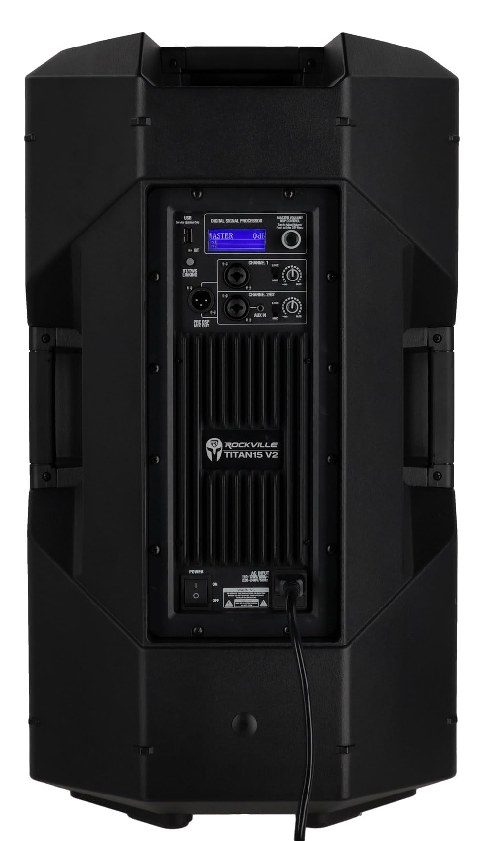 15" 2000W Powered DJ PA Speaker Pair with Stands L8020