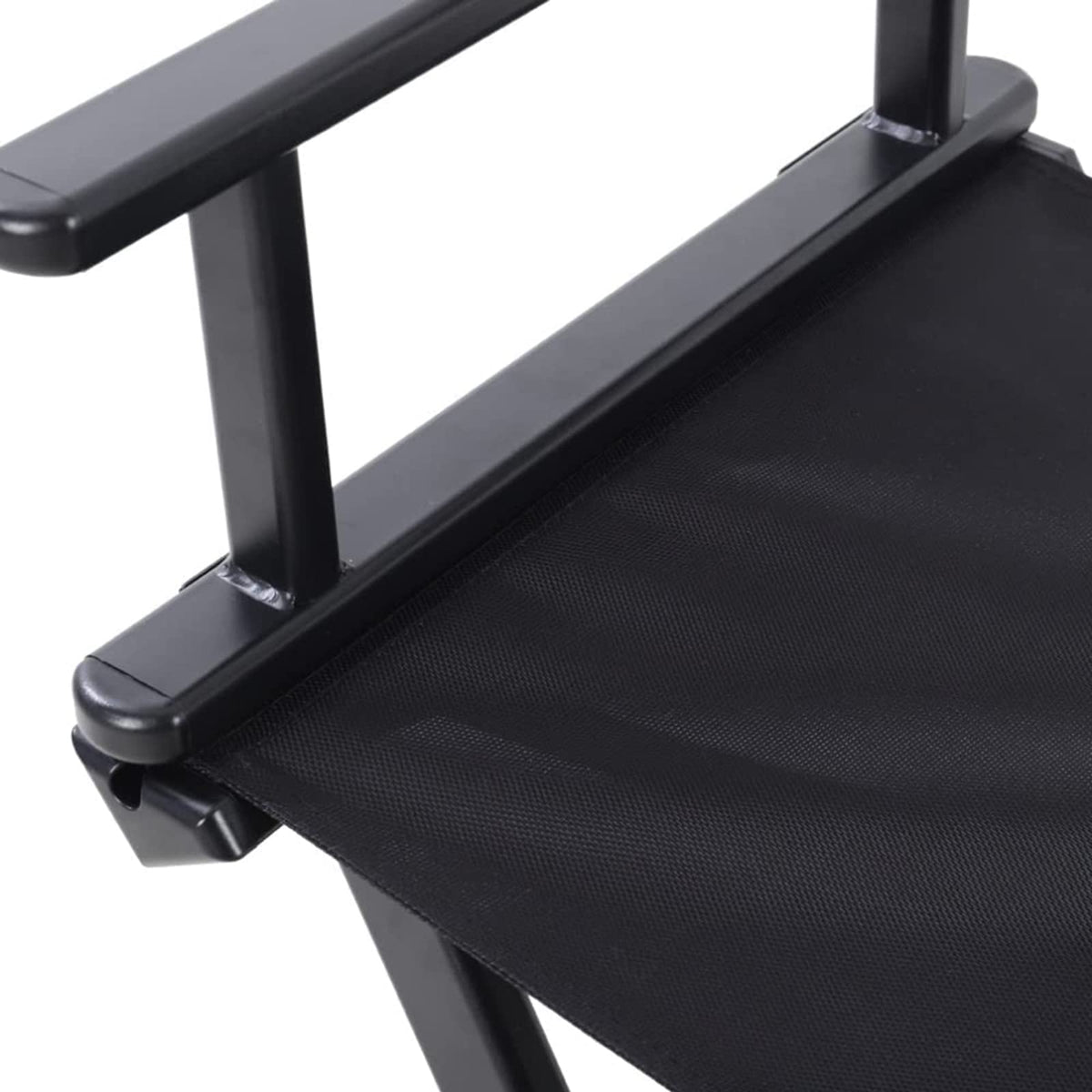 31 Inch Tall Aluminum Director Chair with Headrest and Footrest D908103