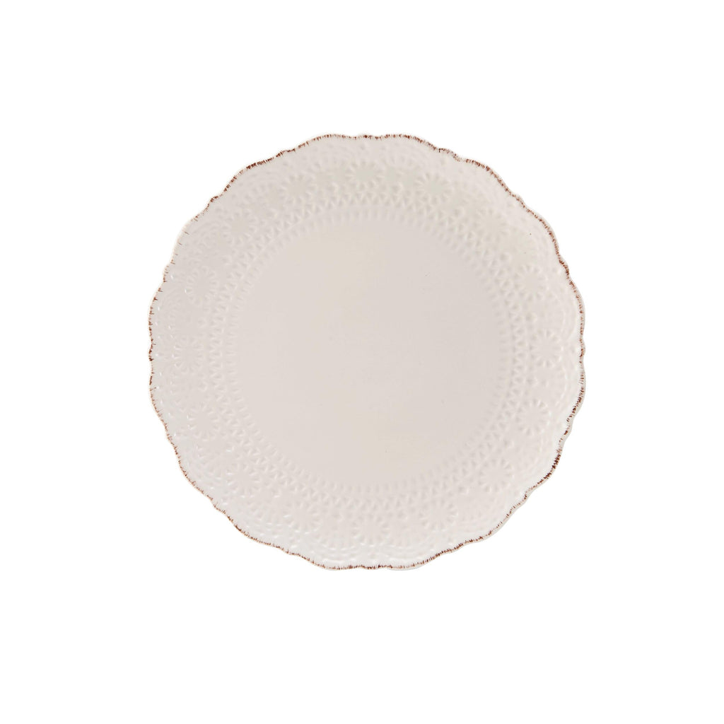 Cream 16-Piece Stoneware Dinnerware Set W728