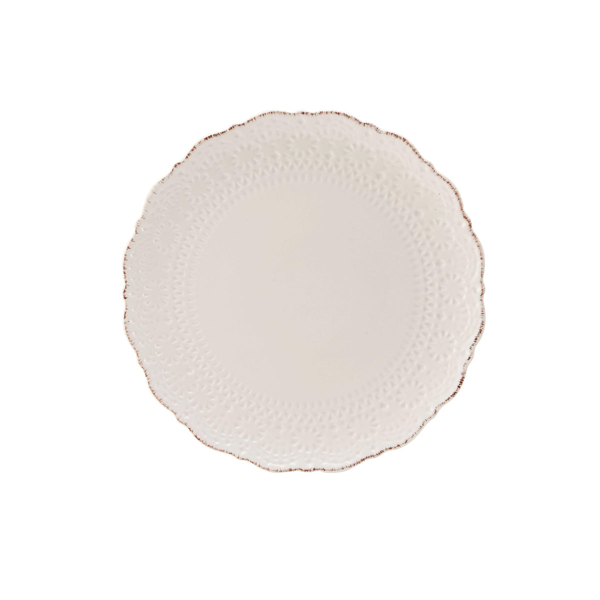 Cream 16-Piece Stoneware Dinnerware Set W728