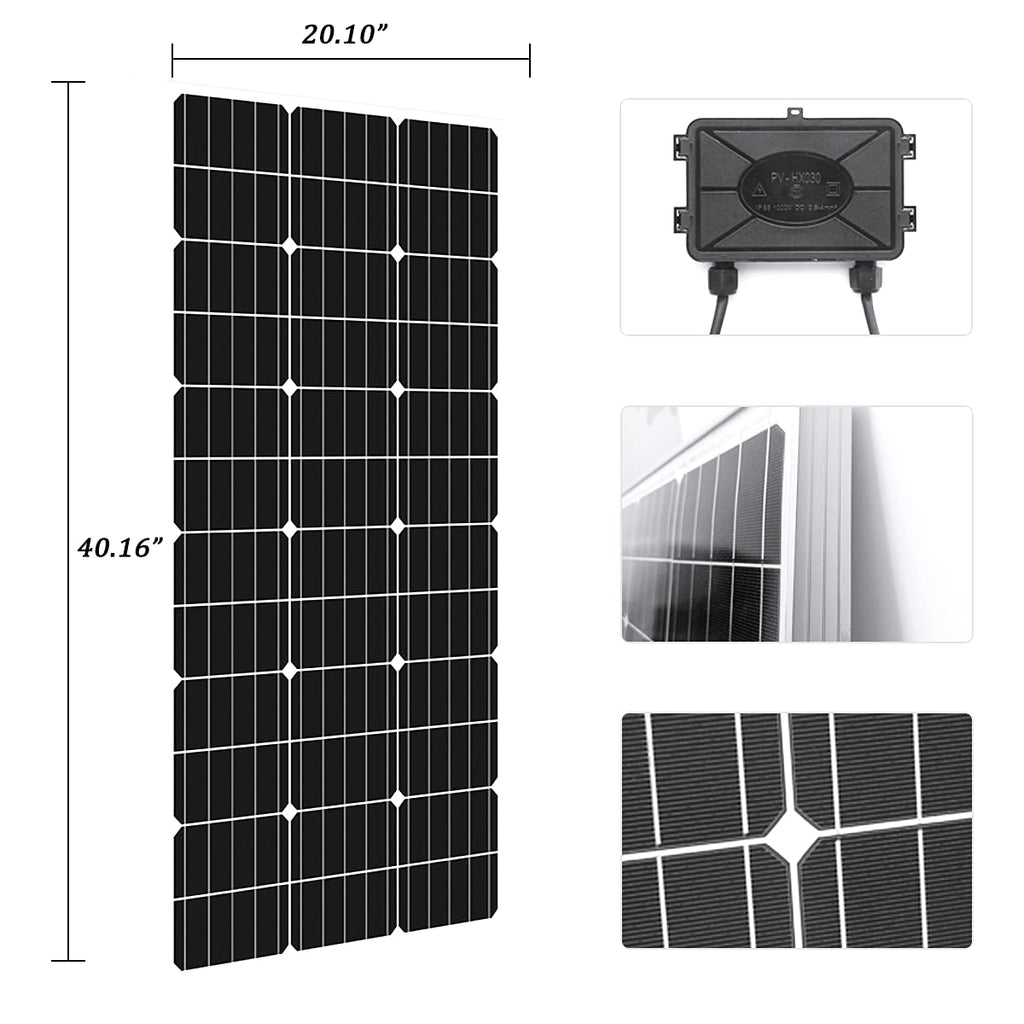 300W Wind Turbine and Solar Panel Kit with Charge Controller S492526