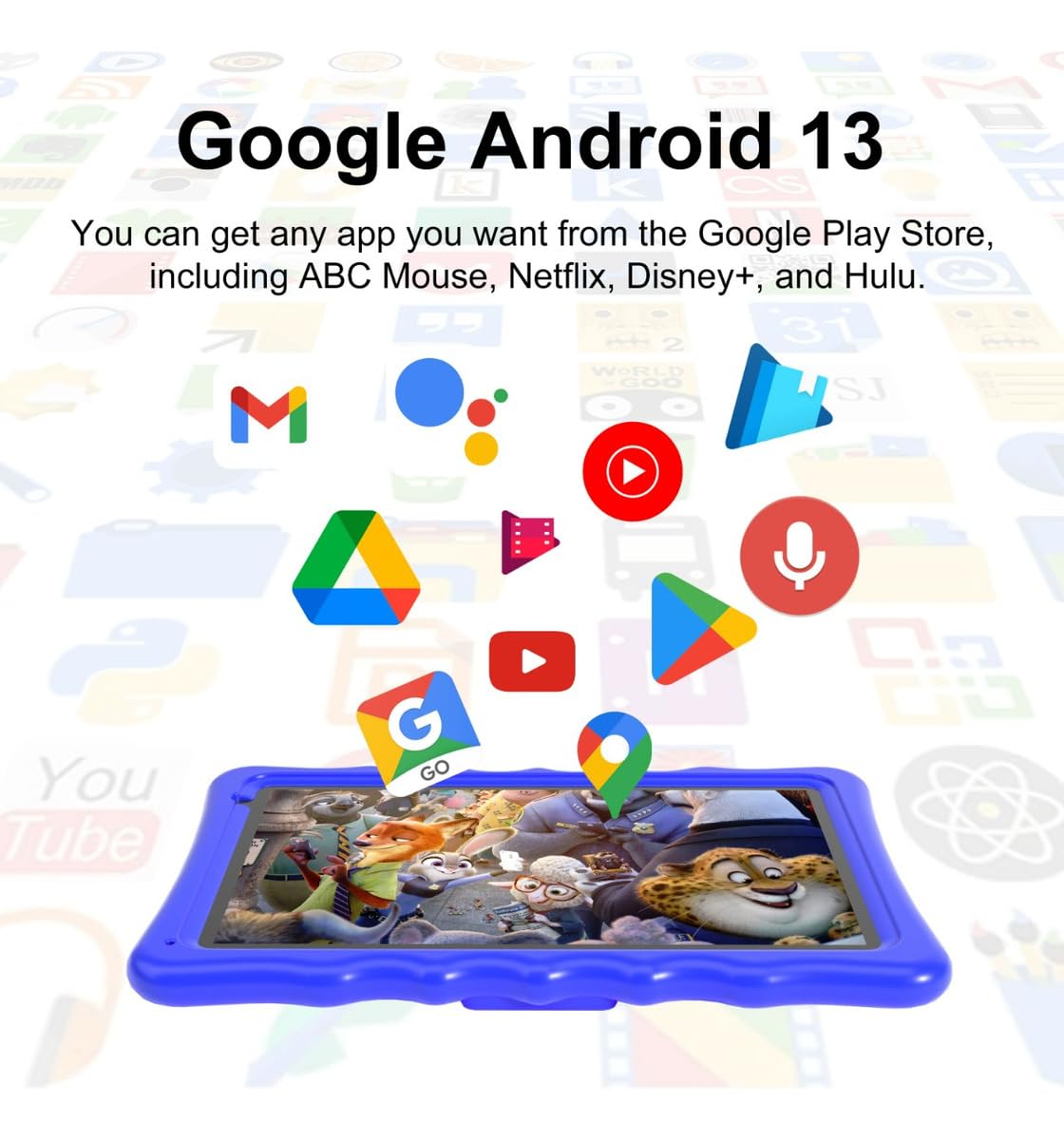 10 Inch Android Tablet with Protective Case Q86543
