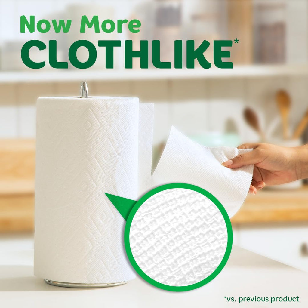 White Paper Towels, 6 Triple Rolls A6802