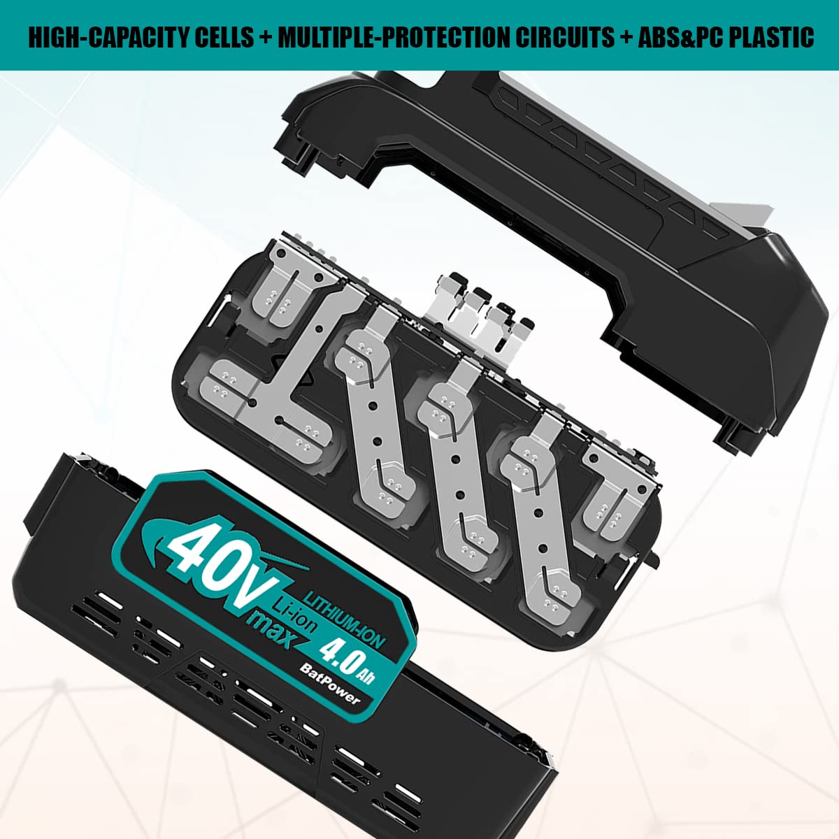 40V Lithium-Ion Battery Pack 2-Pack A348