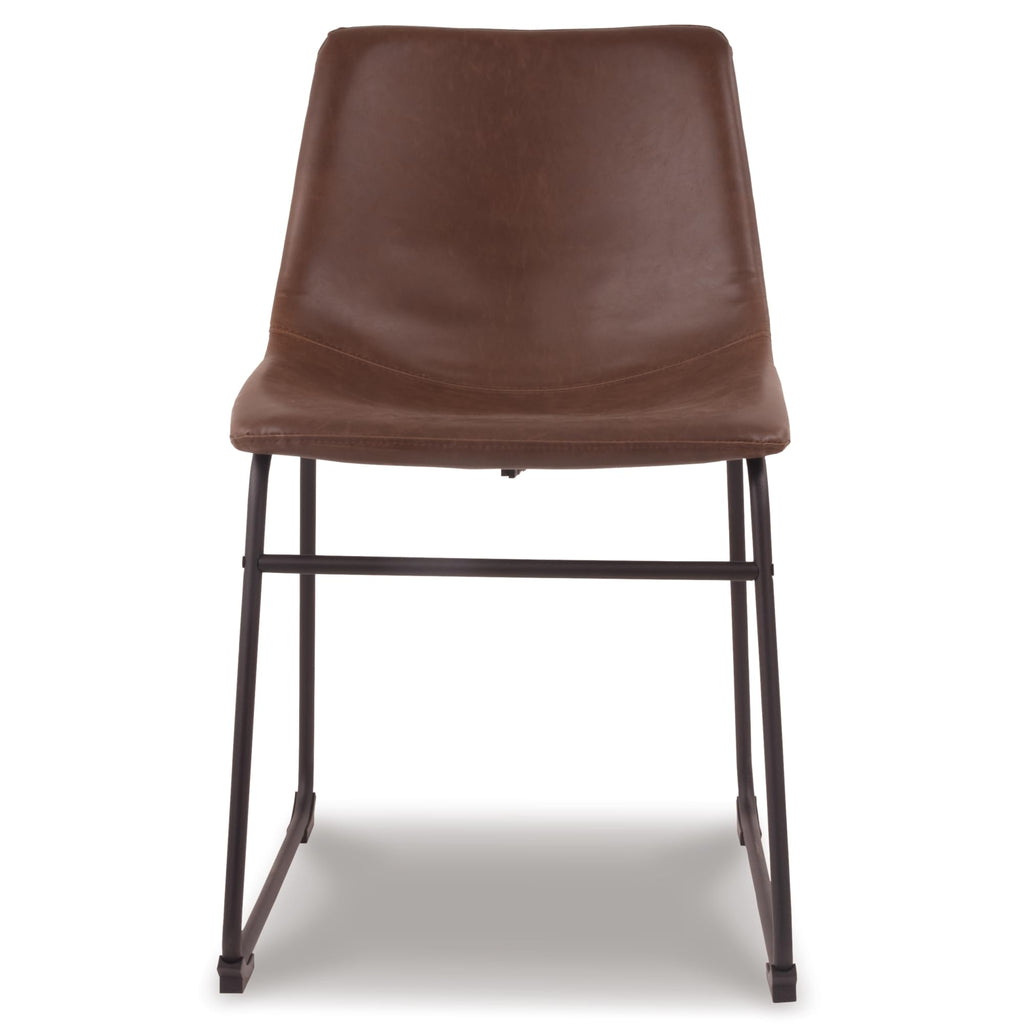 Mid-Century Dining Chair Set of 2 Brown E635115