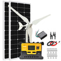 300W Wind Turbine and Solar Panel Kit with Charge Controller S492526