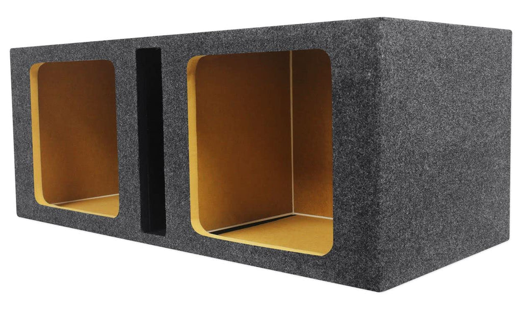 Dual 12" Vented Car Subwoofer Enclosure J982