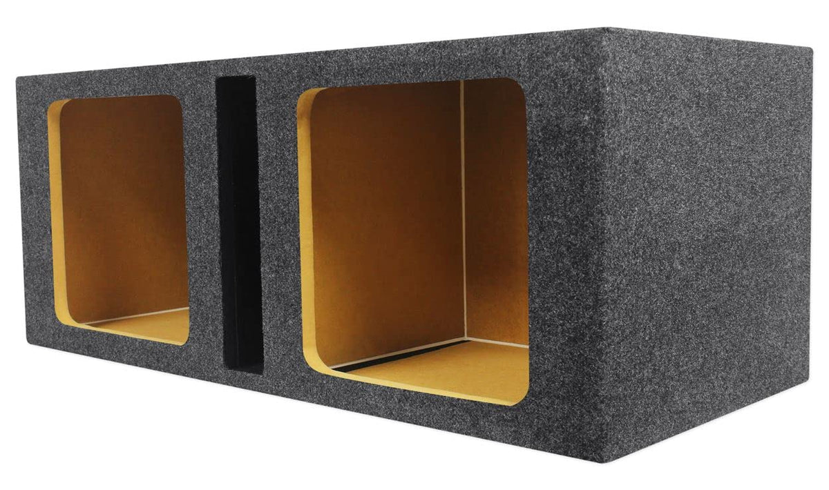 Dual 12" Vented Car Subwoofer Enclosure J982