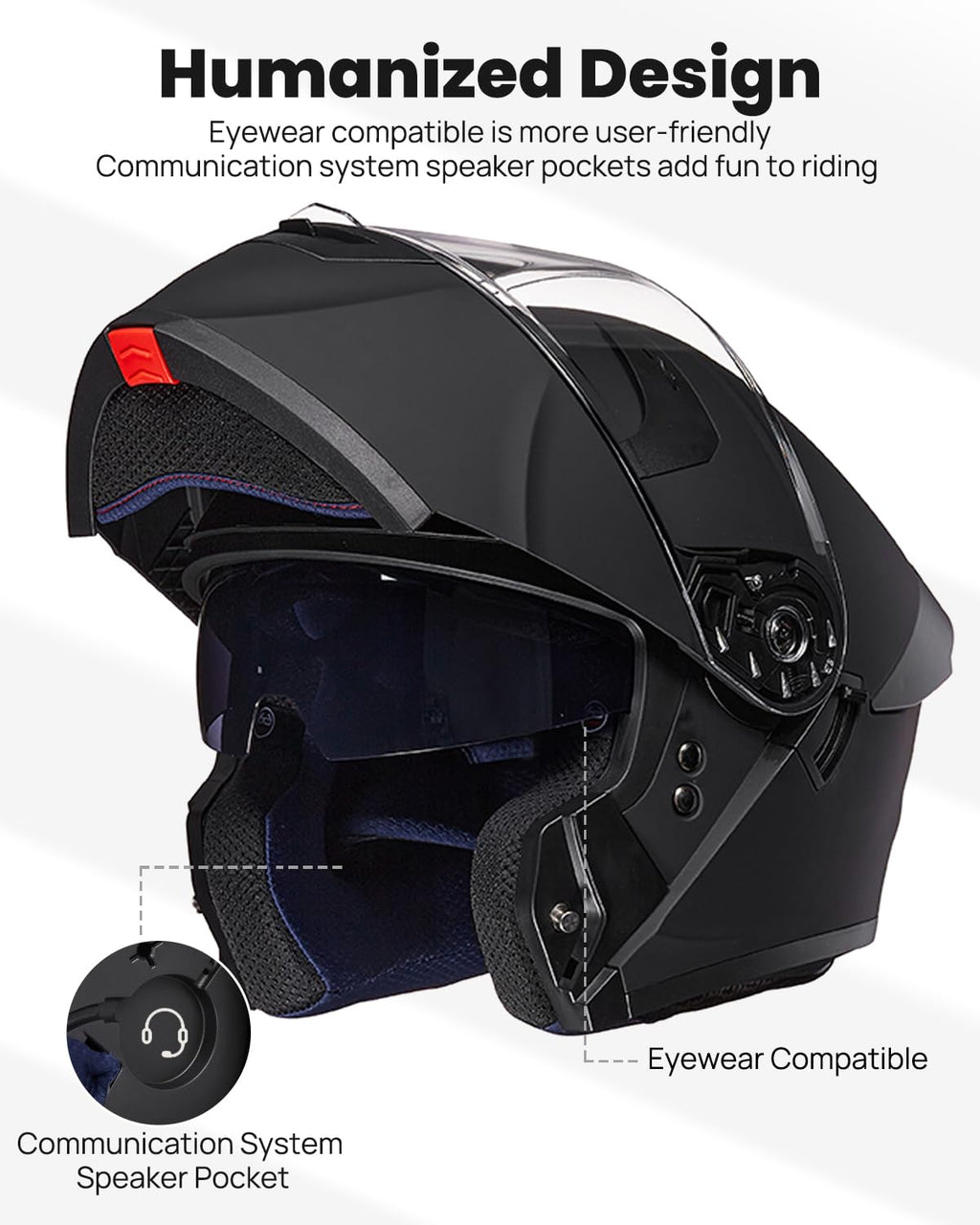 Modular Full Face Motorcycle Helmet T765392