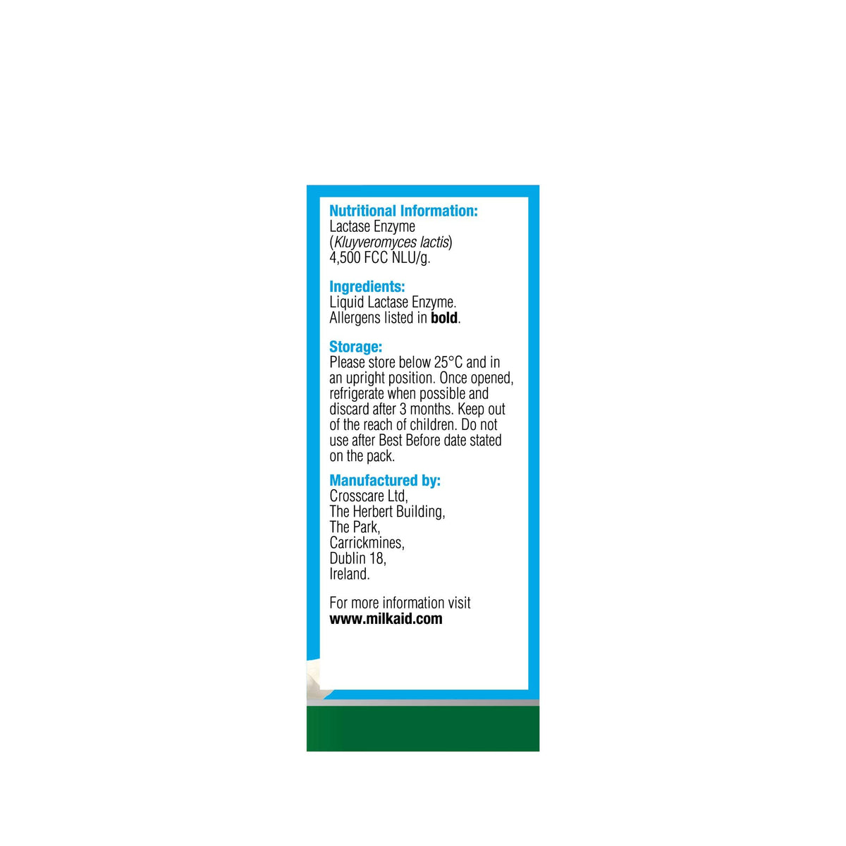 Lactase Enzyme Drops 0.5 Fl Oz E924640