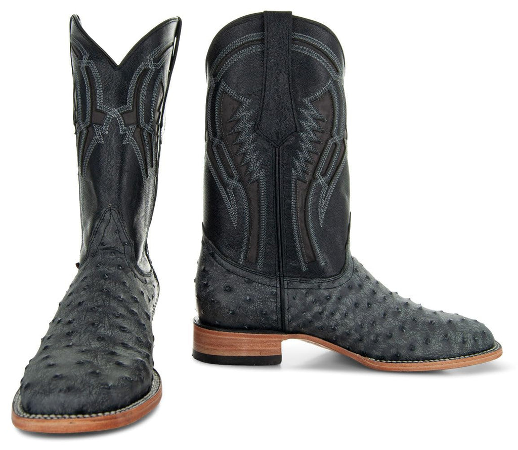 Ostrich Print Cowboy Boots S63060