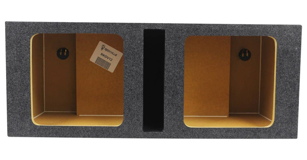 Dual 12" Vented Car Subwoofer Enclosure J982