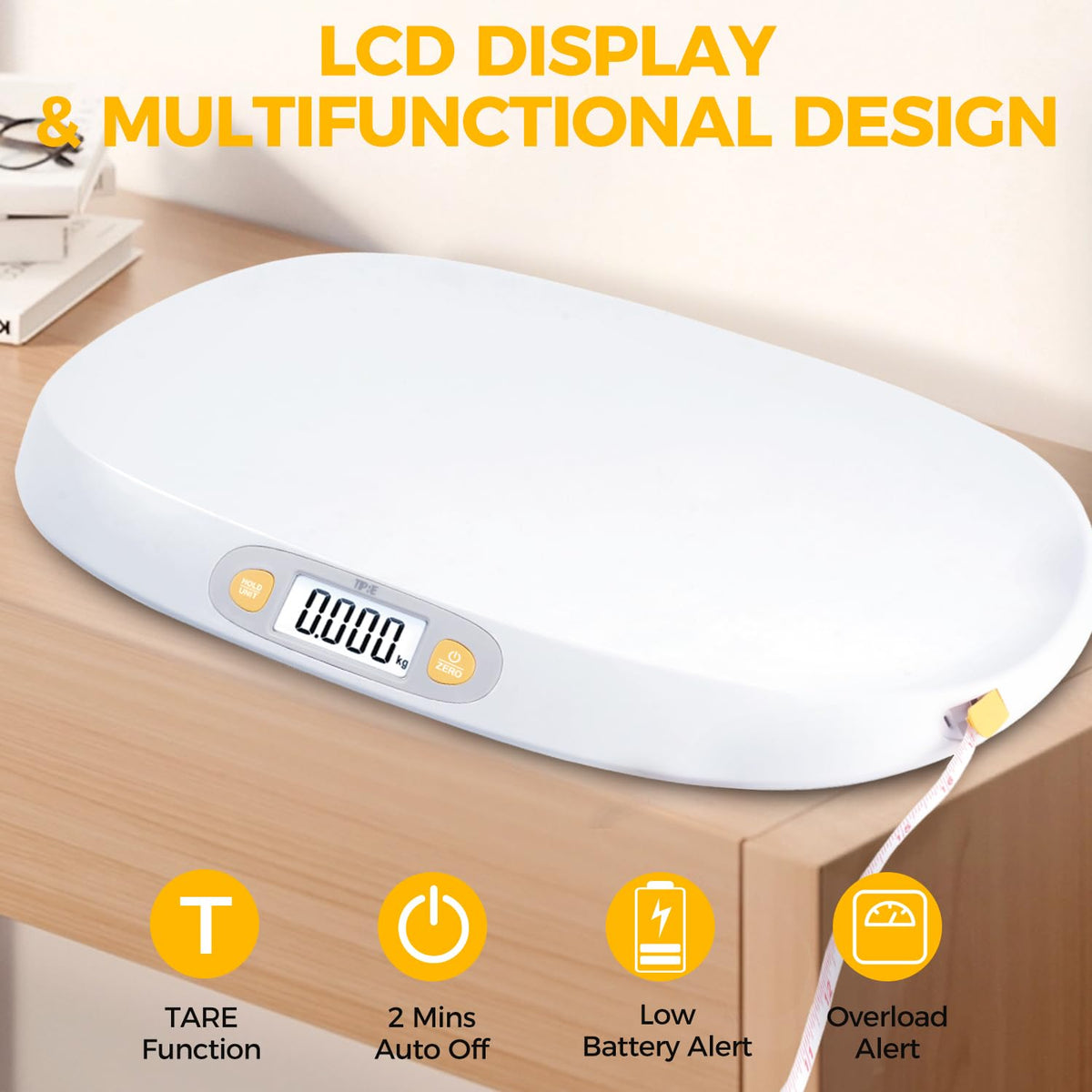 Digital Baby Scale with Height Measuring Tape C3571