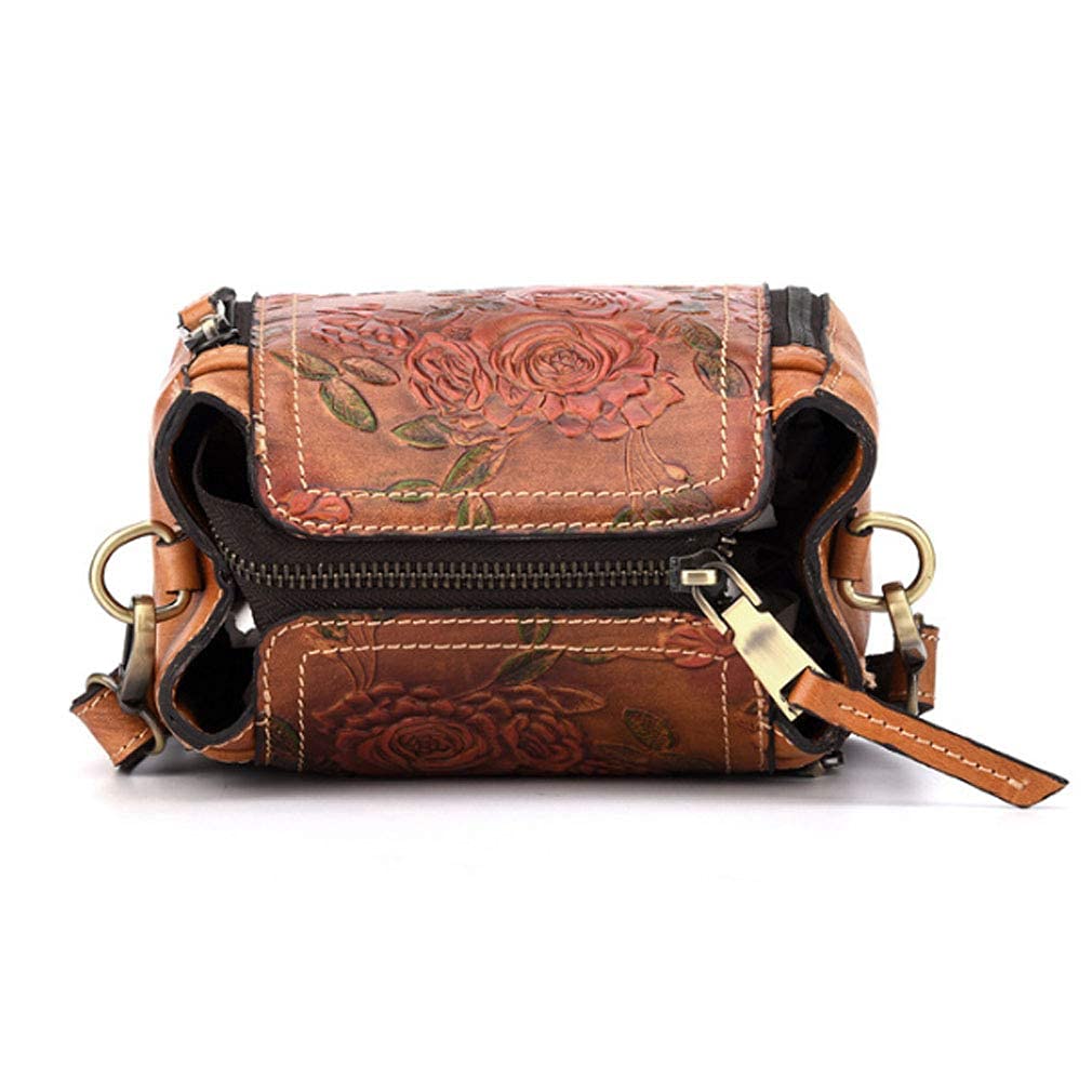 Small Leather Shoulder Bag Crossbody Pack A7559