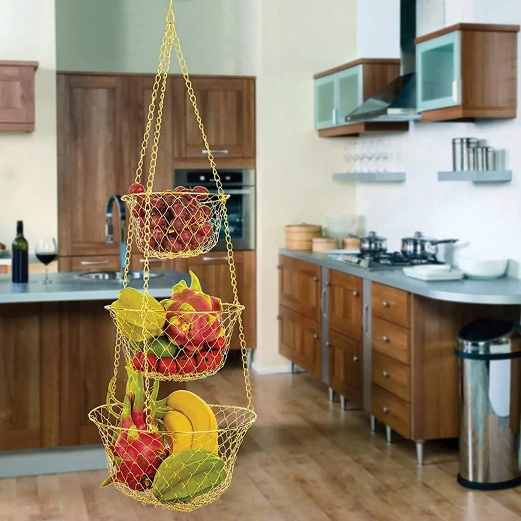 3 Tier Hanging Fruit Basket Q6727