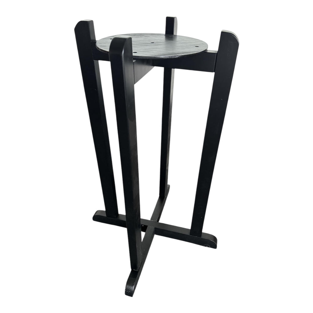 27" Black Wood Floor Stand for Water Dispenser L593
