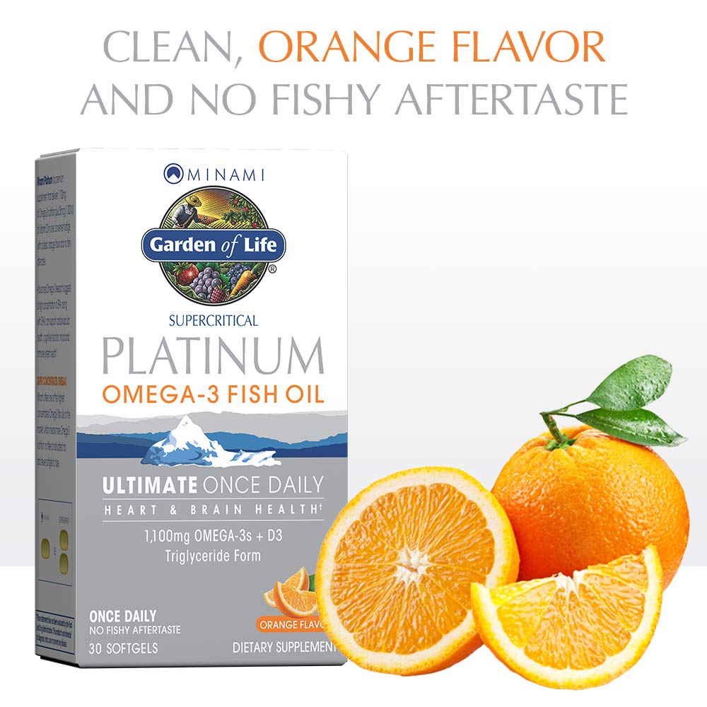 Orange 30 Softgels Omega 3 Fish Oil Supplement B5128