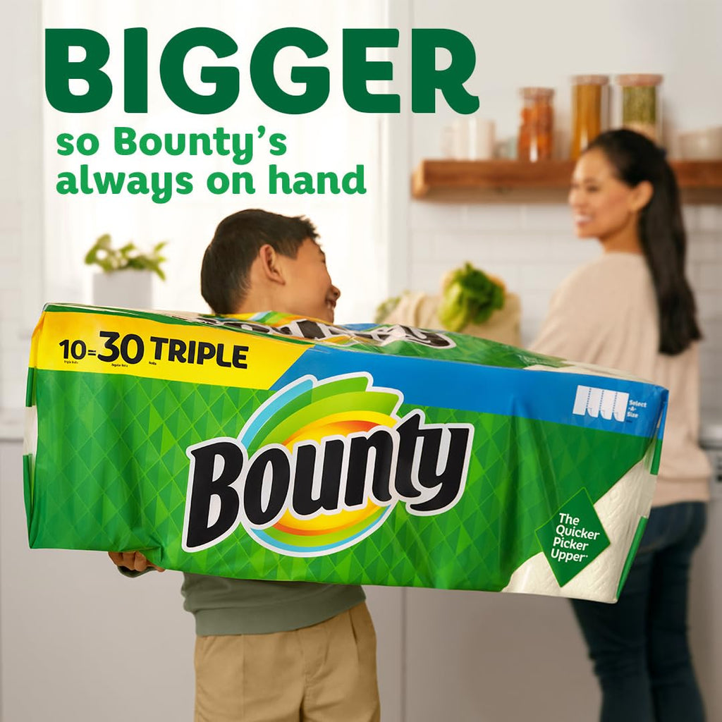 White Paper Towels, 6 Triple Rolls A6802