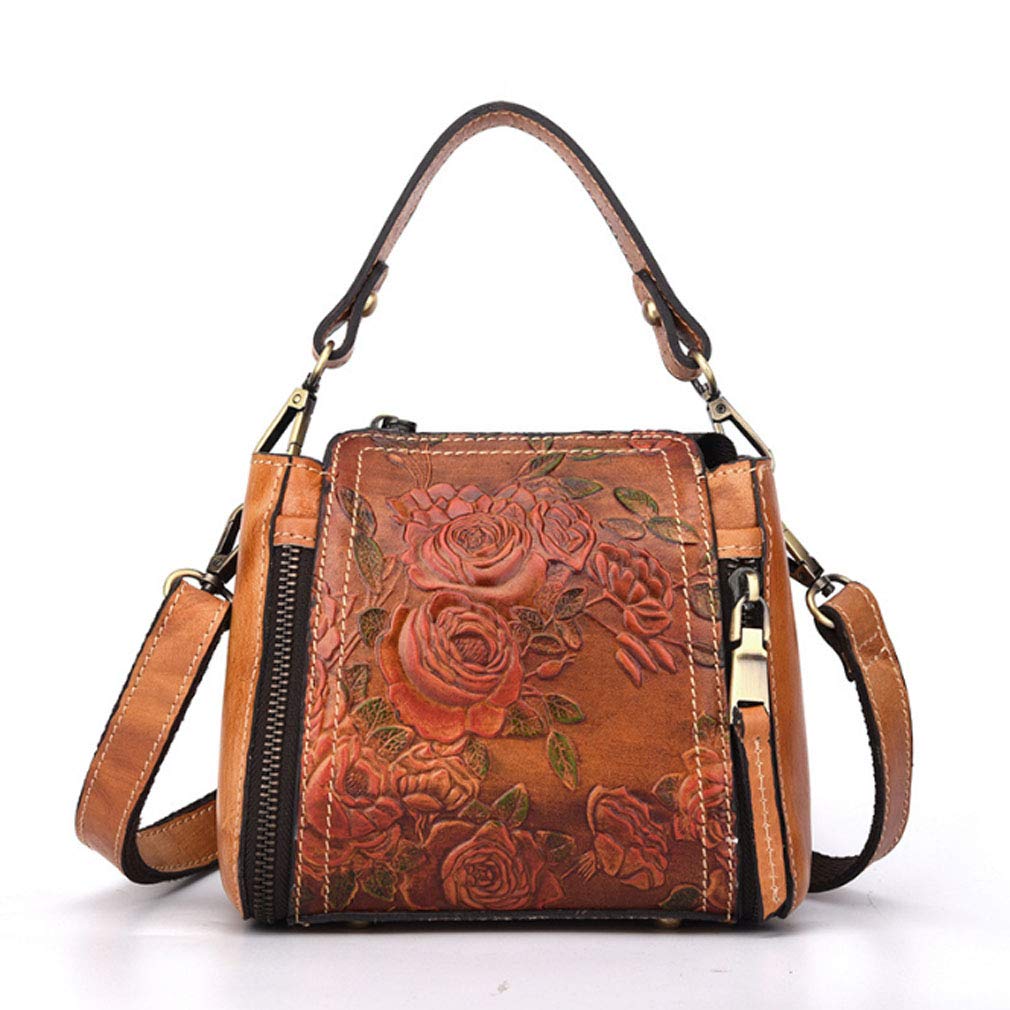 Small Leather Shoulder Bag Crossbody Pack A7559