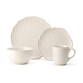 Cream 16-Piece Stoneware Dinnerware Set W728
