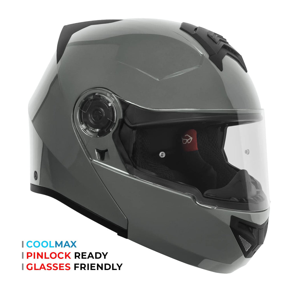 Full Face Modular Flip-Up Motorcycle Helmet J3141