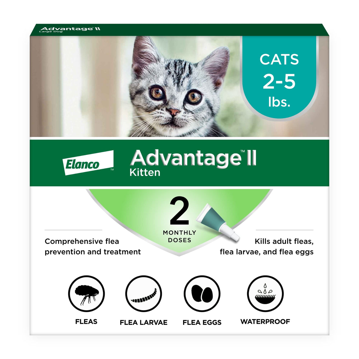 Topical Flea Treatment & Prevention 2ct A7292