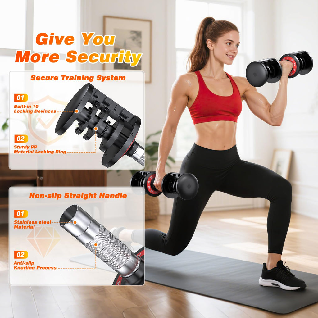 Adjustable Dumbbells Set of 2 E45675