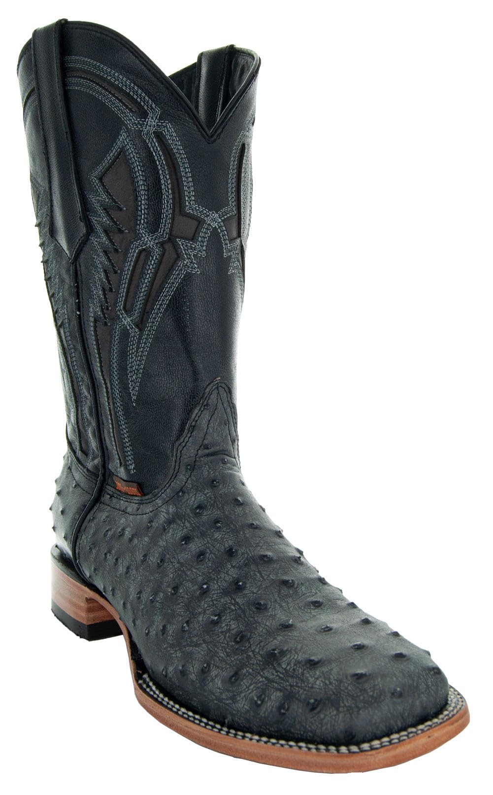 Ostrich Print Cowboy Boots S63060