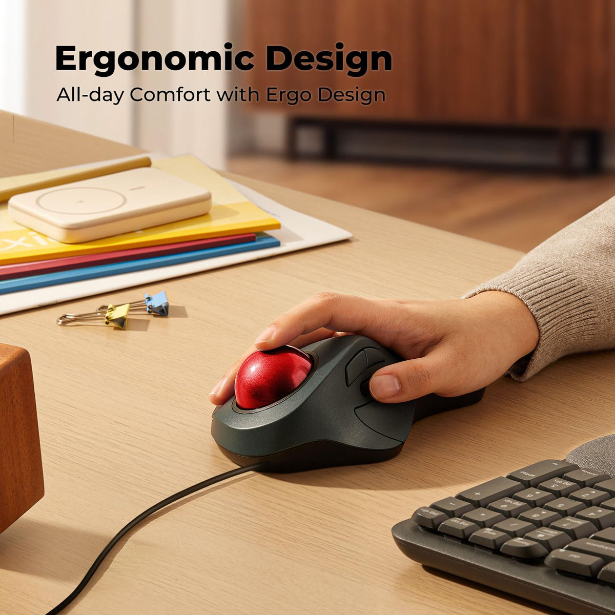 Ergonomic Trackball Mouse R59369