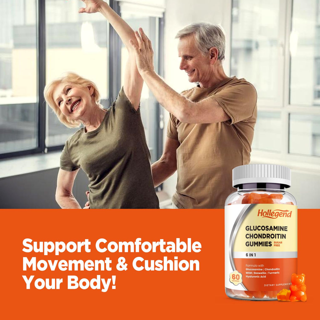 Sugar Free Glucosamine Chondroitin Gummies 60 Count G37069