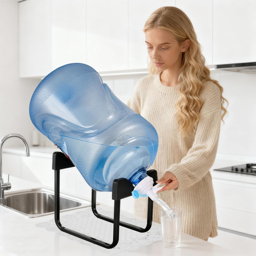 3-5 Gallon Water Jug Stand with Dispenser Valves V856