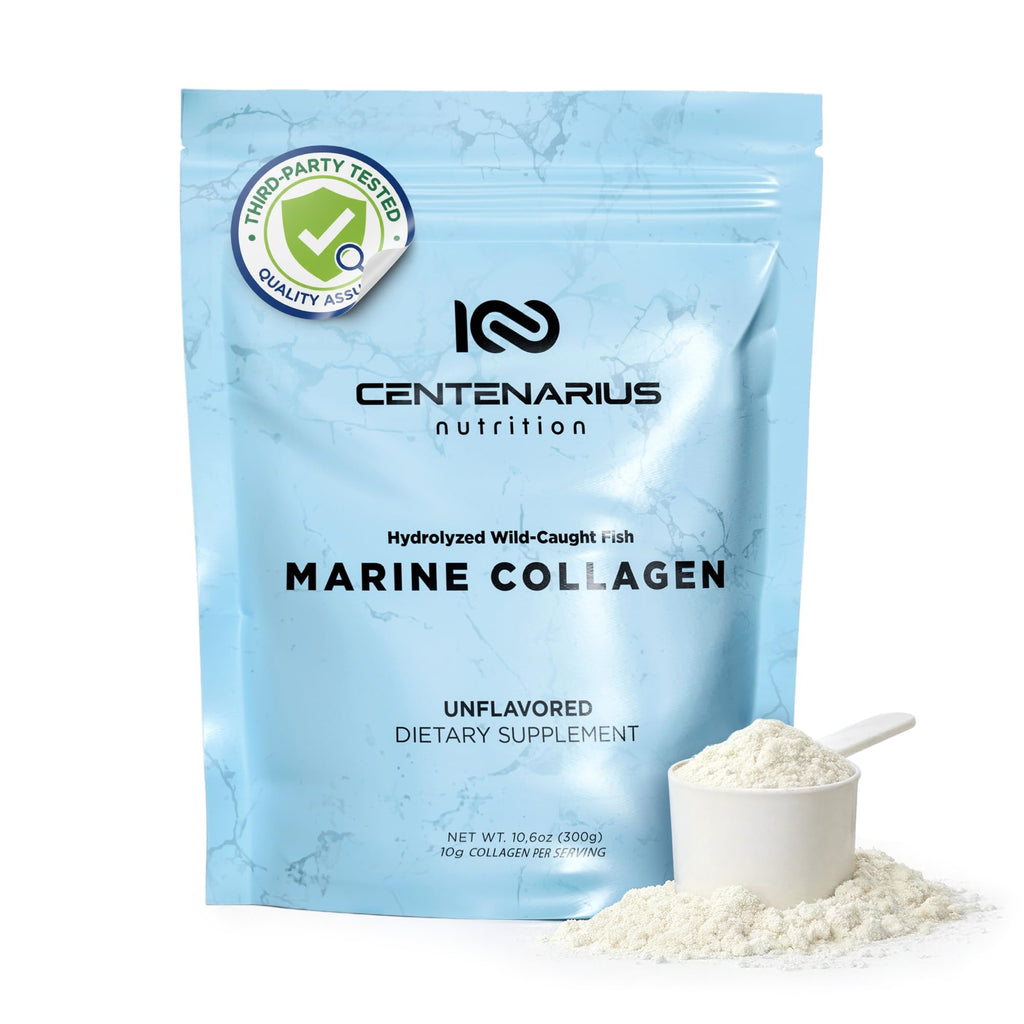 Unflavored Hydrolyzed Marine Collagen Peptides Powder 300g W146